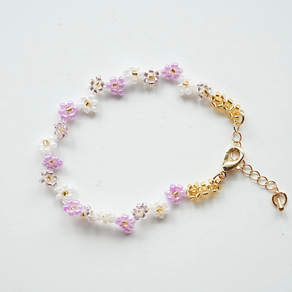 Lavender Fields Beaded Bracelet 💜✨